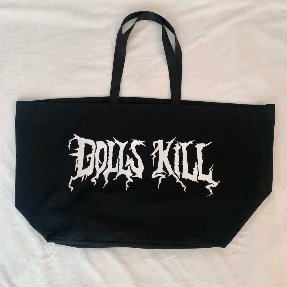 DOLLS KILL LARGE CANVAS TOTE